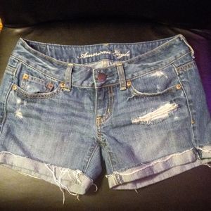 American eagle denim shorts